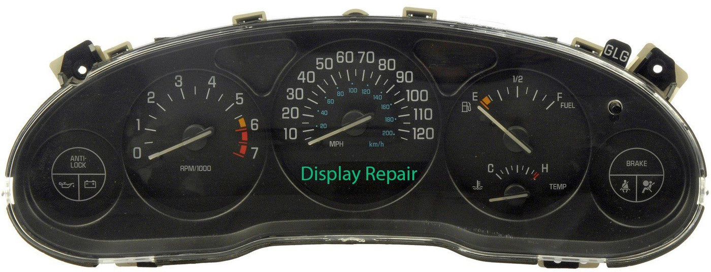 1997-2004 Buick Century / Regal Instrument Panel Display Repair Service Cluster Repair Service Automotive Circuit Solutions 