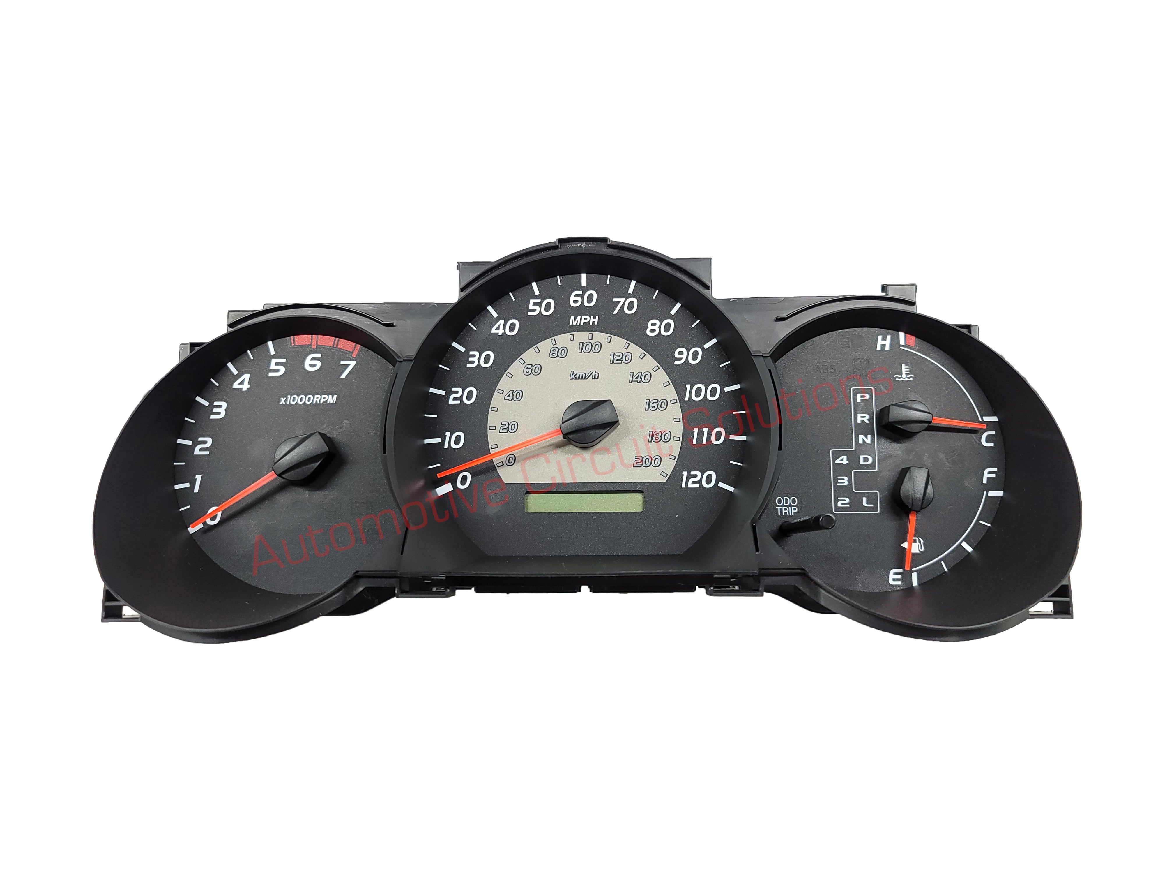 20052011 Toyota Gauge Cluster Mailin Repair Service