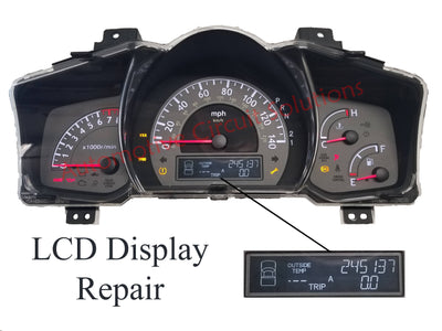 LCD Display Odometer Repair Honda Ridgeline 2006 2007 2008 2009 2010 	78100SJCA11 78100SJCA12 78100SJCA13 78100SJCA14