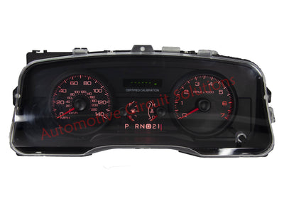 06-11 Ford Crown Victoria Gauge Cluster Mail-in Repair Service | 24 Hour Turnaround Cluster Repair Service Automotive Circuit Solutions Full Rebuild Red 