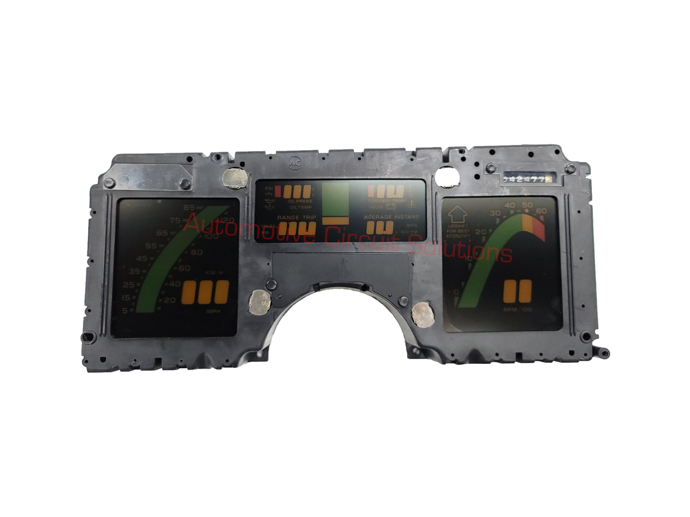 Remanufactured Corvette Dash Cluster 1984-1989 – AC Delco, $150 Core Deposit Included