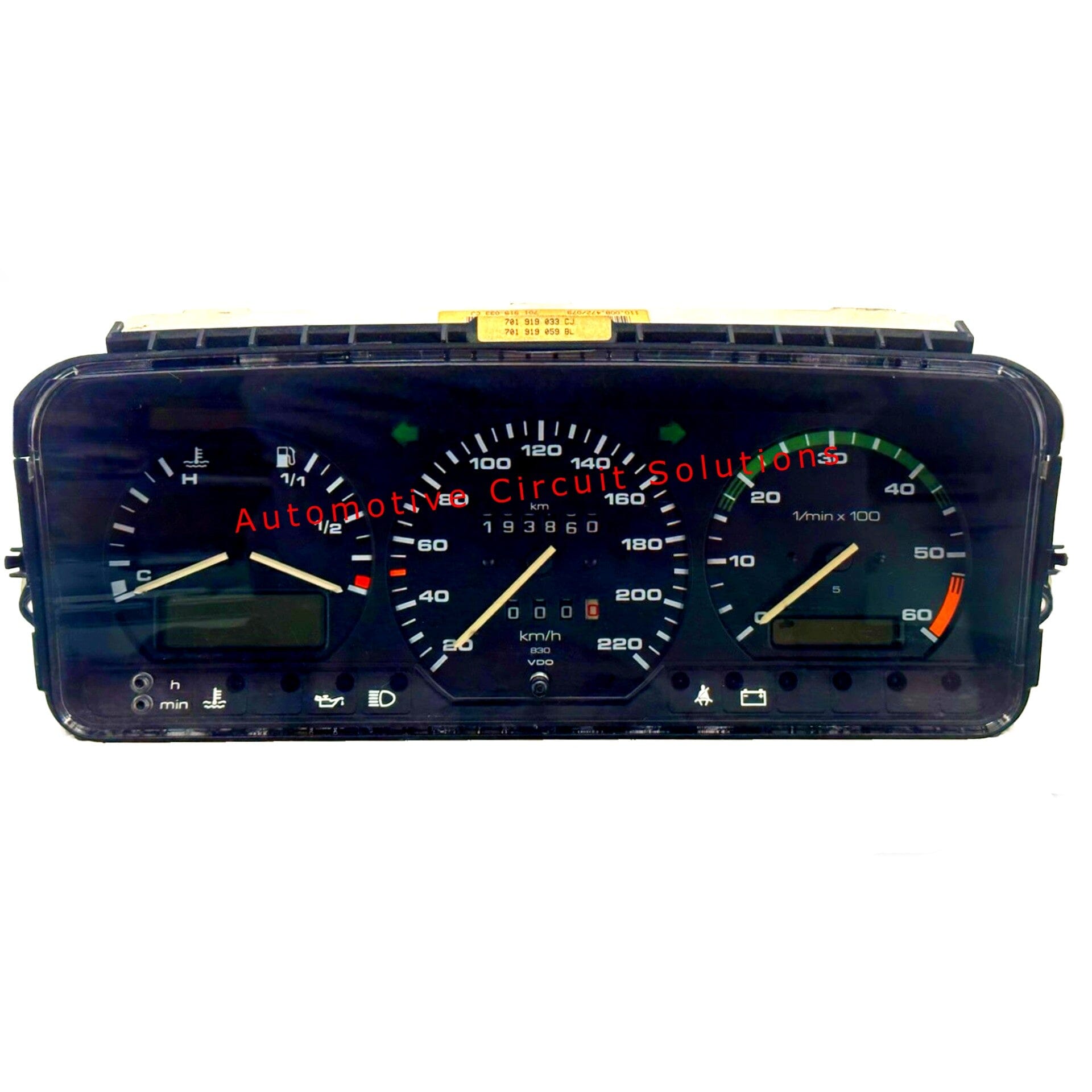 1998-2003 Volkswagen VW Eurovan Gauge Cluster Repair | Lifetime ...