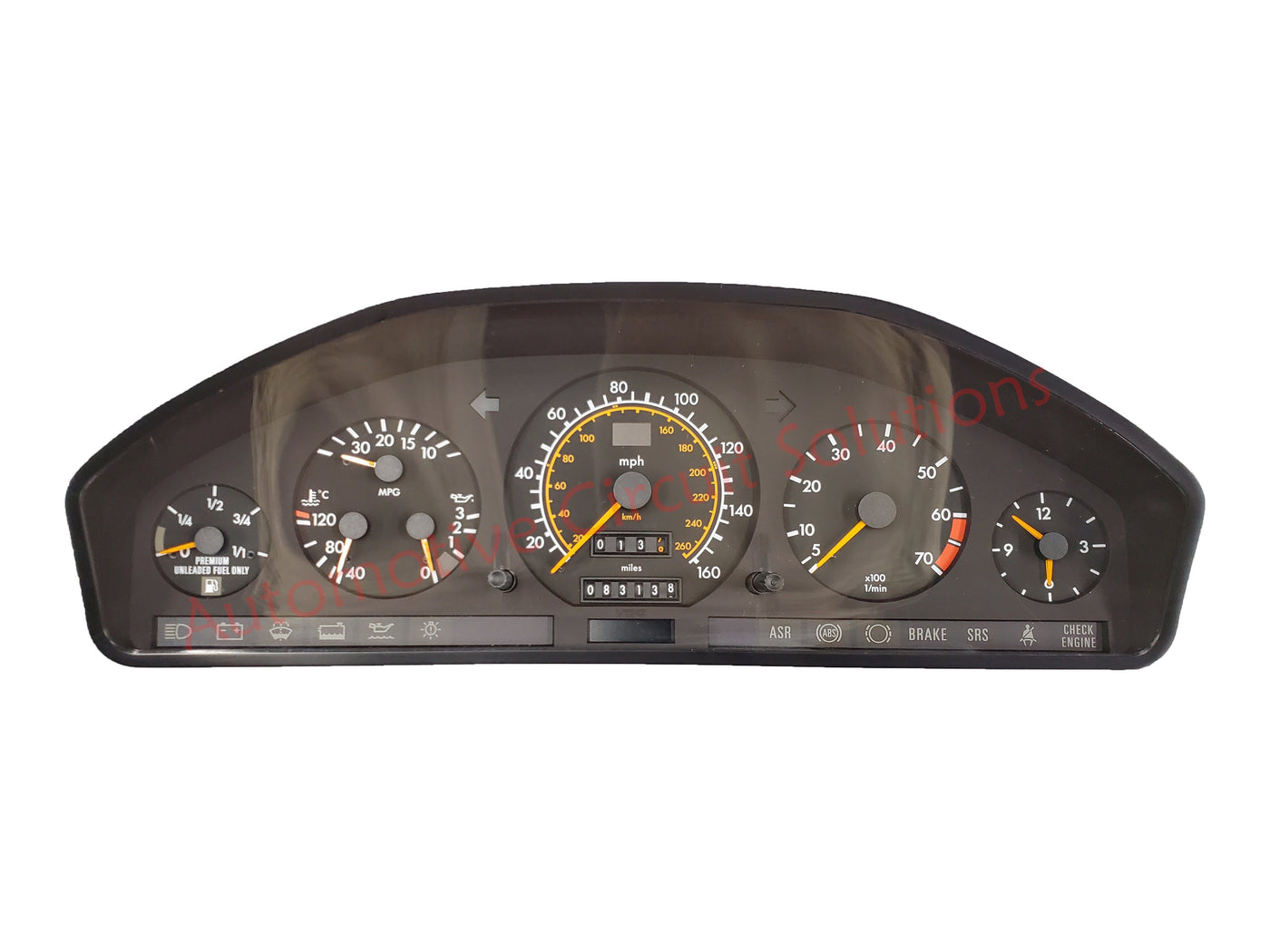 1994-1995 Mercedes S500 Gauge Cluster Repair Service Cluster Repair Service Automotive Circuit Solutions 