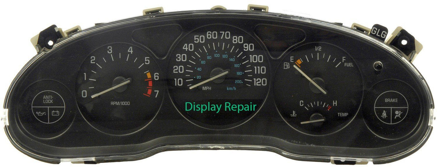 1997-2004 Buick Century / Regal Instrument Panel Display Repair Service Cluster Repair Service Automotive Circuit Solutions 