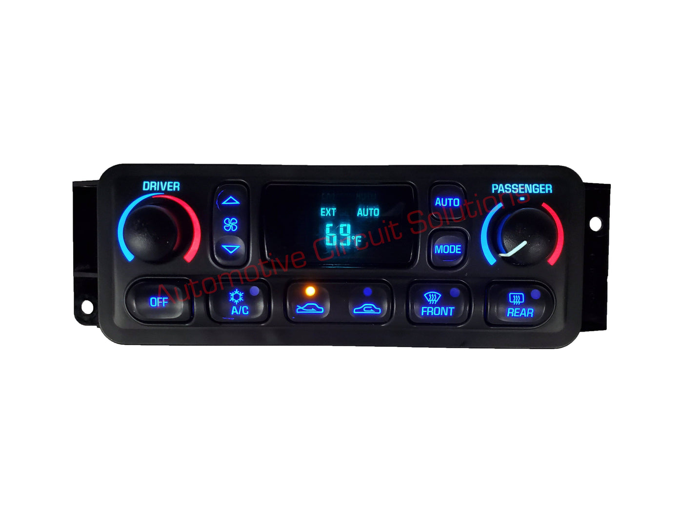 1997-2004 Corvette C5 Climate Control Display Repair + LED Upgrade Automotive Circuit Solutions Blue LEDs 