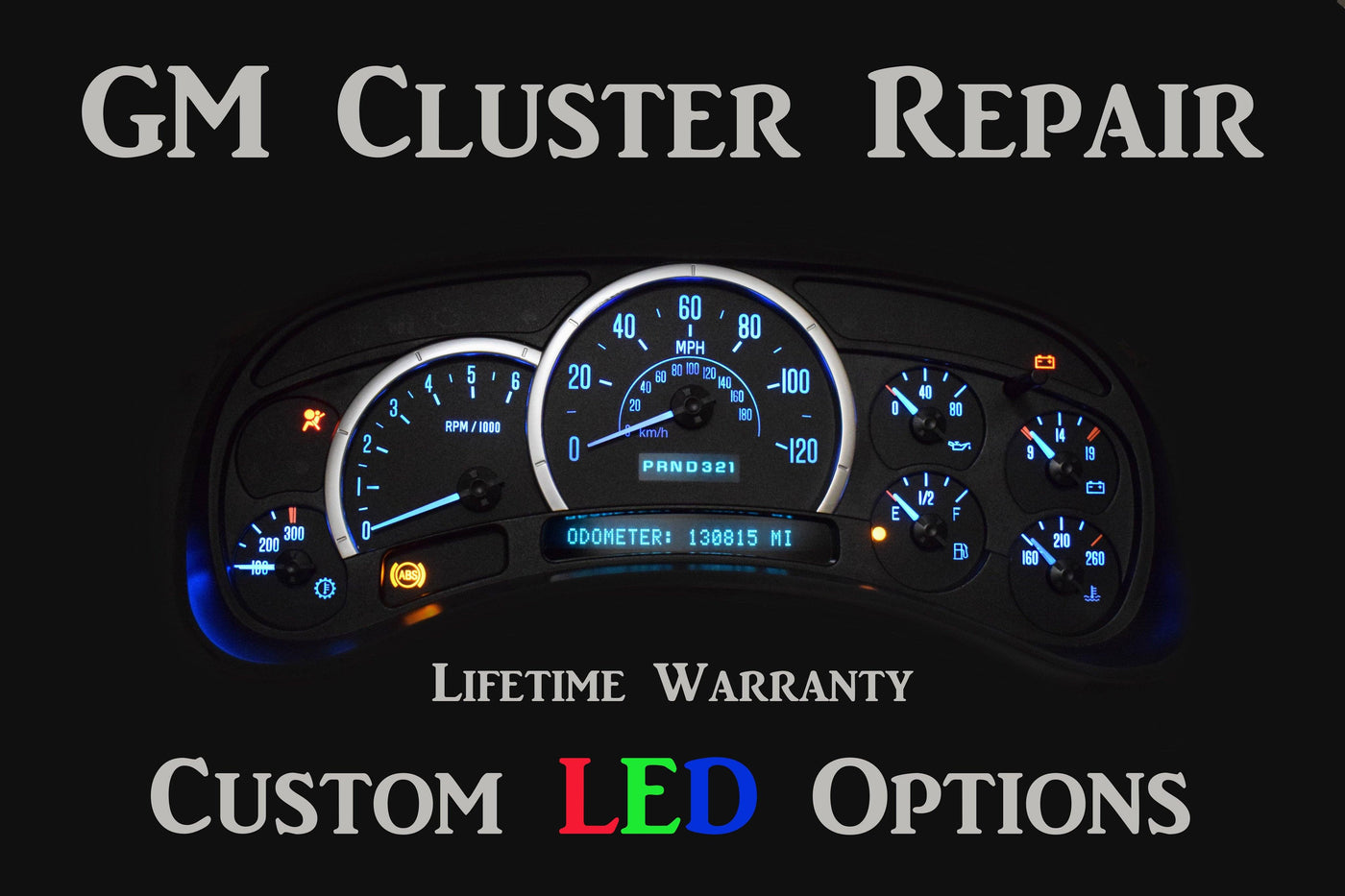 2003-2007 GMC Sierra / Yukon Instrument Gauge Cluster Repair Service Cluster Repair Service Automotive Circuit Solutions 