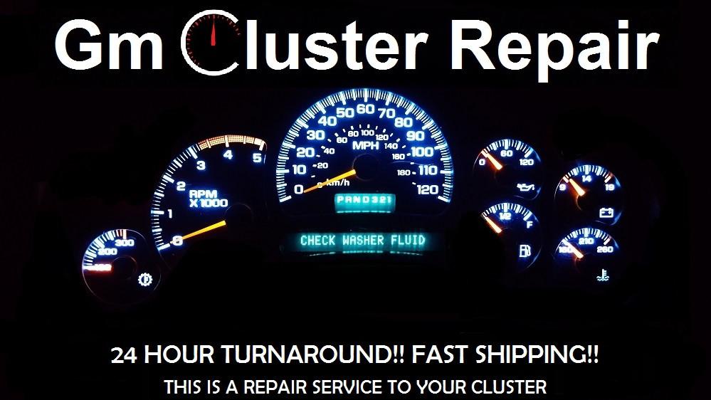 2003-2007 GMC Sierra / Yukon Instrument Gauge Cluster Repair Service Cluster Repair Service Automotive Circuit Solutions 