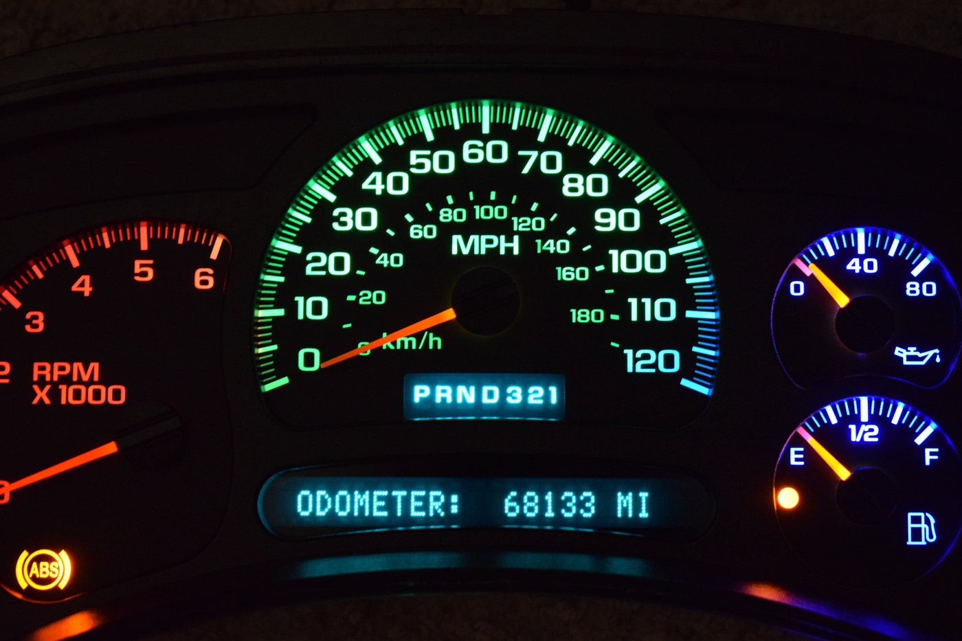 Control Panel Led Guage Rpm Gmc Yukon Led Gauge