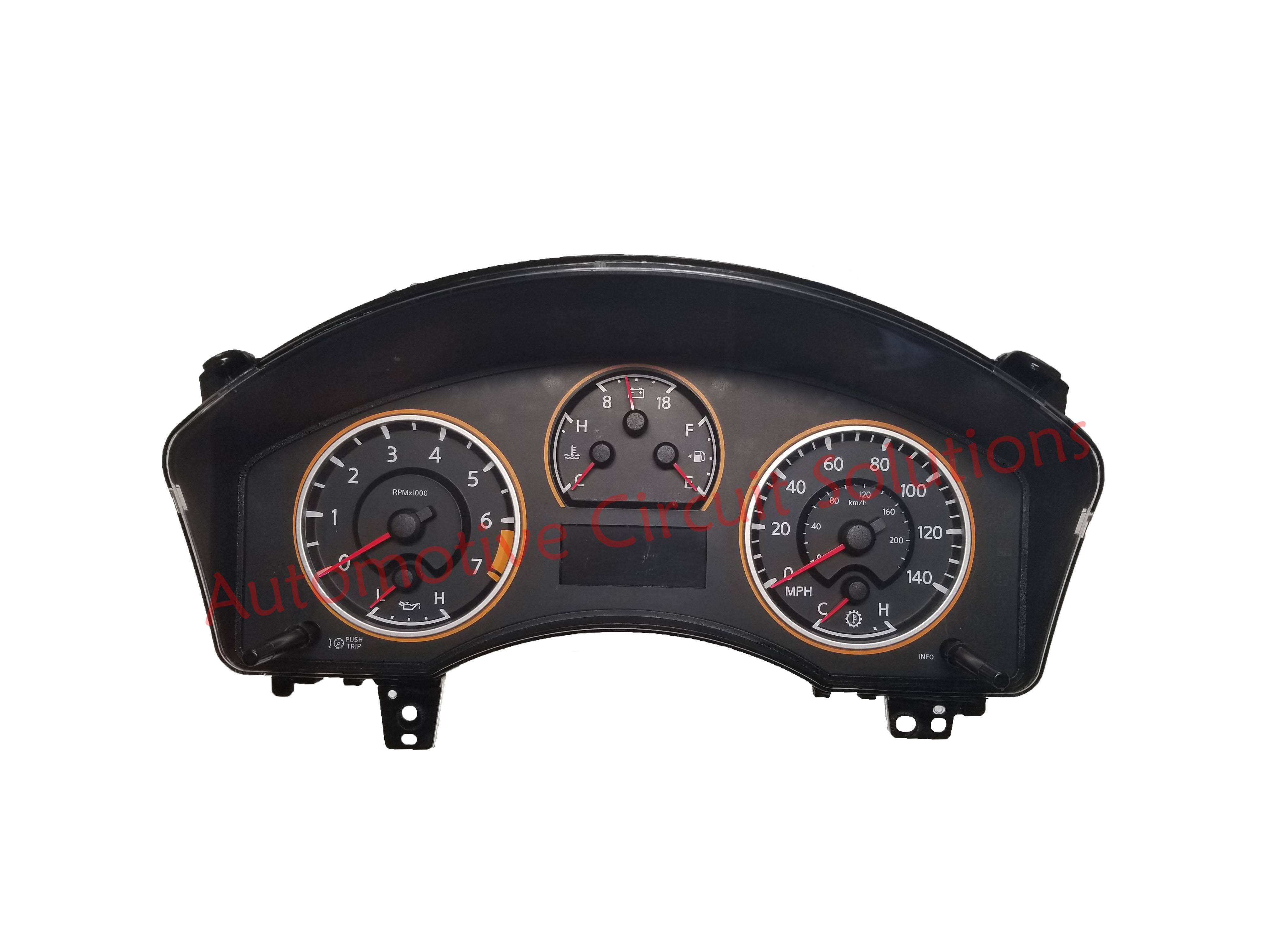 0415 Nissan Titan Armada Instrument Cluster Speedometer Repair