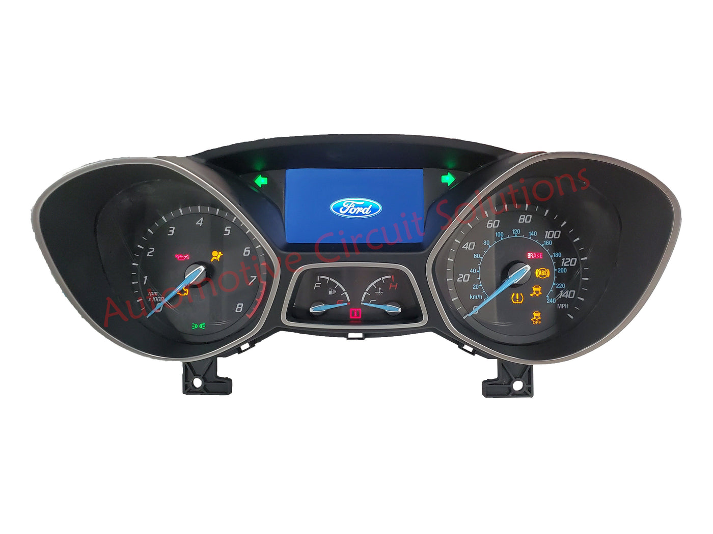 2013+ Ford Escape Focus Gauge Cluster Mail-in Repair Service | 24 Hour Turnaround Cluster Repair Service Automotive Circuit Solutions 