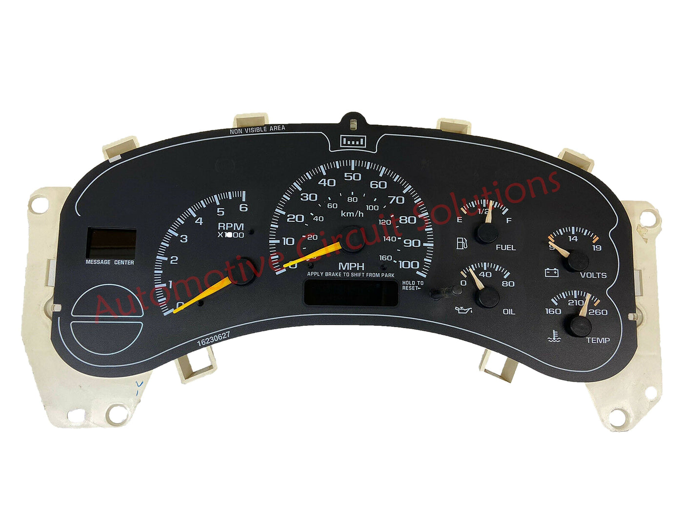 Exchange Service | 1999-2002 Chevy GMC Truck Gauge Cluster Automotive Circuit Solutions 