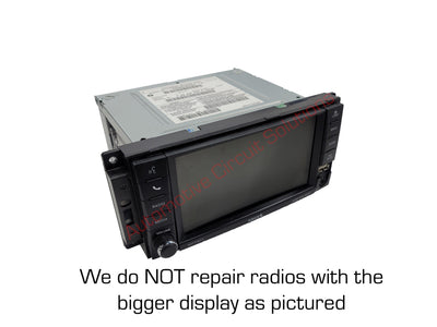 Jeep, Dodge, Chrysler Radio Mail-in Repair Service Radio Repair Automotive Circuit Solutions 