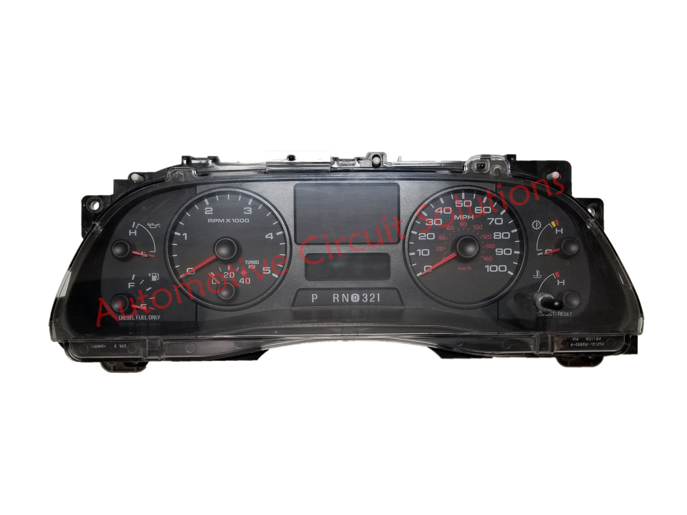 ford superduty f250 f350 f450 gauge cluster odometer correction mileage reprogram service 