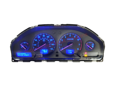 Volvo Instrument Gauge Cluster "DIM" Repair Service S60 S80 V70 XC70 Cluster Repair Service Automotive Circuit Solutions Blue LEDs 99-03 ONLY 
