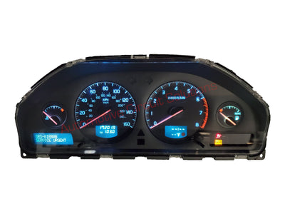 Volvo Instrument Gauge Cluster "DIM" Repair Service S60 S80 V70 XC70 Cluster Repair Service Automotive Circuit Solutions Cool White LEDs 99-03 ONLY 