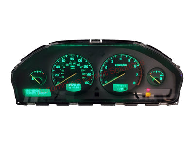 Volvo Instrument Gauge Cluster "DIM" Repair Service S60 S80 V70 XC70 Cluster Repair Service Automotive Circuit Solutions Green LEDs 99-03 ONLY 